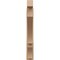 Ekena Millwork 6-in W x 36-in D x 44-in H Balboa Block Rough Cedar Woodgrain TimberThane Outlooker, Primed Tan OUTUR060X36X44BOA44RCPR - alternate 5
